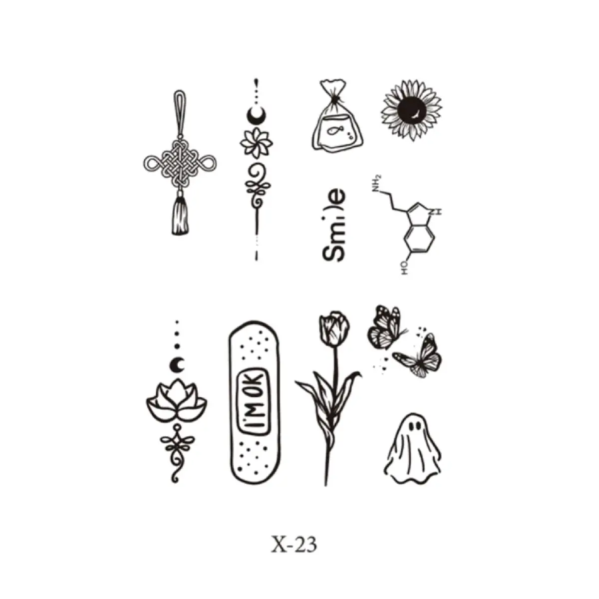 Semi-Permanent Temporary Tattoo -Lasting 1-2 Weeks ink box