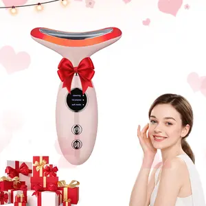 New popular USB rechargeable skin massager, facial massager with 4 modes, neck lifting massager, ideal choice for reducing double chin household items