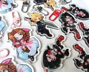 Final Fantasy 7 Acrylic Keychain | 2.5" Double-Sided
