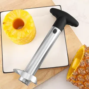 Stainless Steel Pineapple Corer, Creative Pineapple Peeler, Fruit Core Separator, Fruit Tool for Home Kitchen, Kitchen Utensils & Gadgets