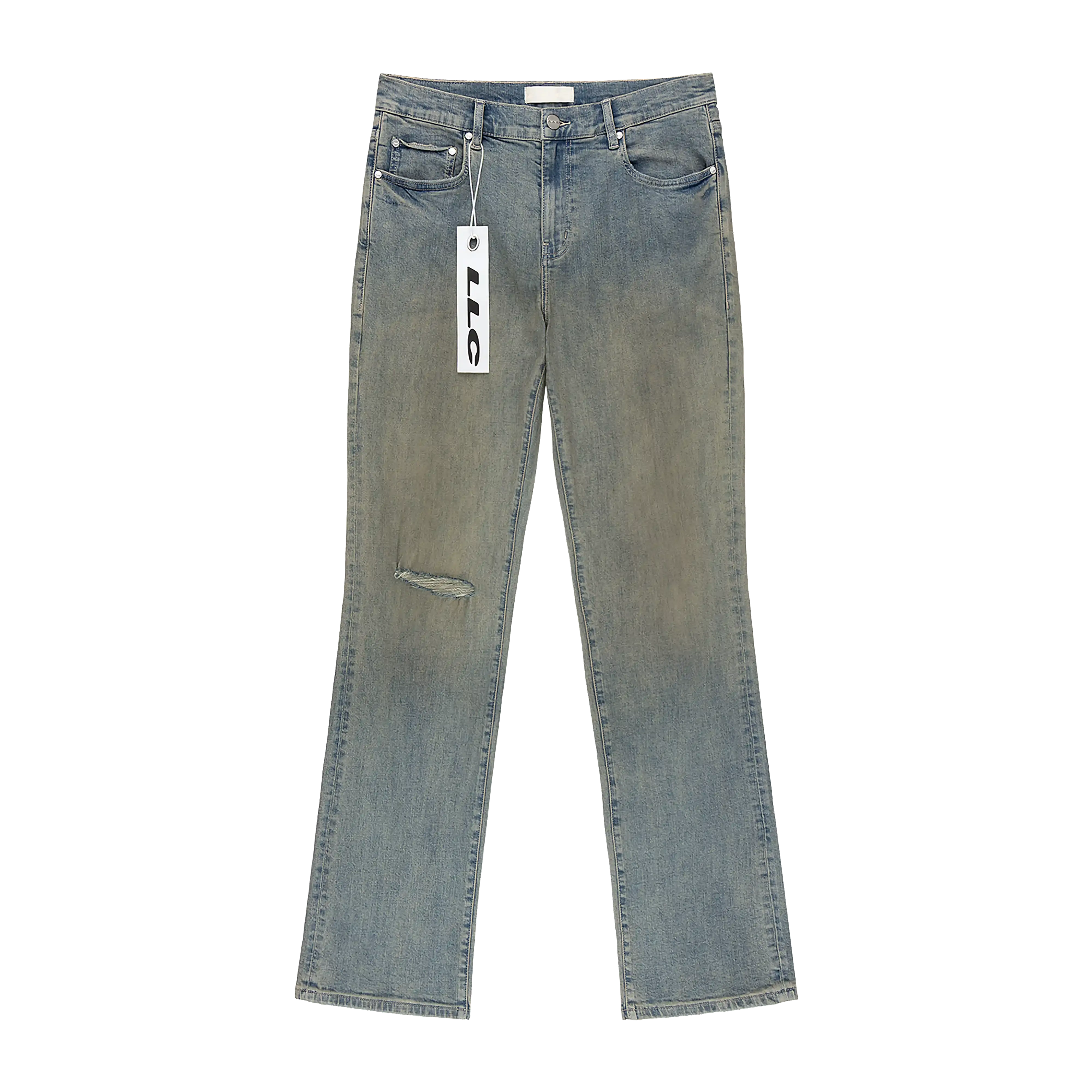 Ripped Flare Jean