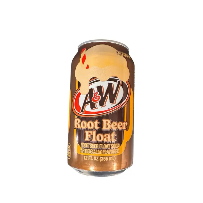 A&W Root Beer Float Flavored Beverage, Food and Snacks Item, Contains Soda - Single Can, Flavor