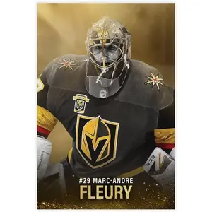 Marc Andre Fleury Posters Hockey 1 Canvas Poster Wall Art Decor Print Picture Paintings for Living Room Bedroom Decoration