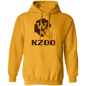 Kzoo Football W 8bit - Gold Classic Unisex Hoodie