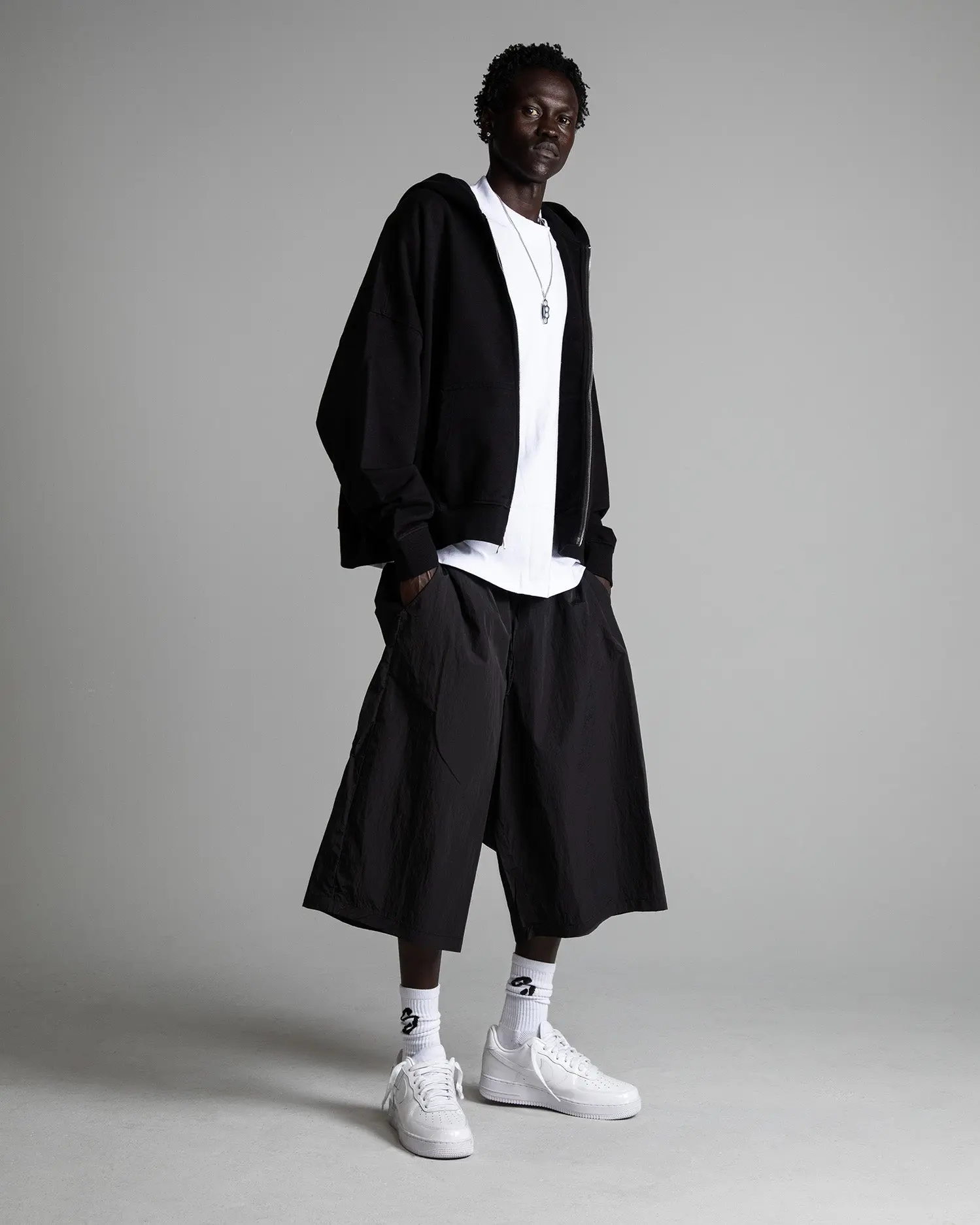 Wind Opps Baggy Nylon Shorts