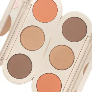FARMASI Face Palette for All Skin Tones and Skin Types with Silky Squalane Makeup Cosmetic Bronzer