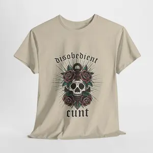 Disobedient C'nt Skull T-shirt from Kennidi Co. 