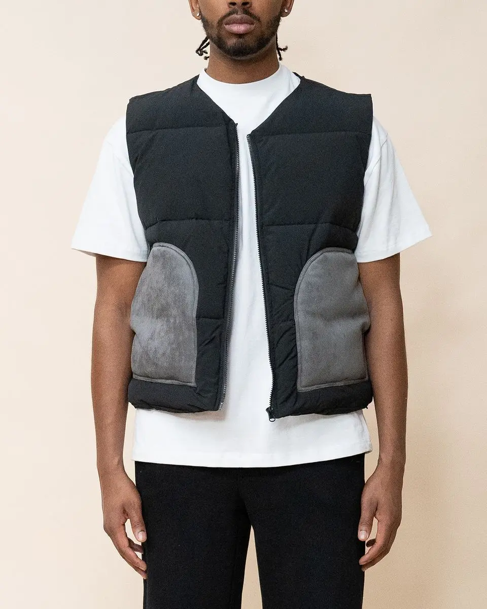 BLACK PUFFER VEST