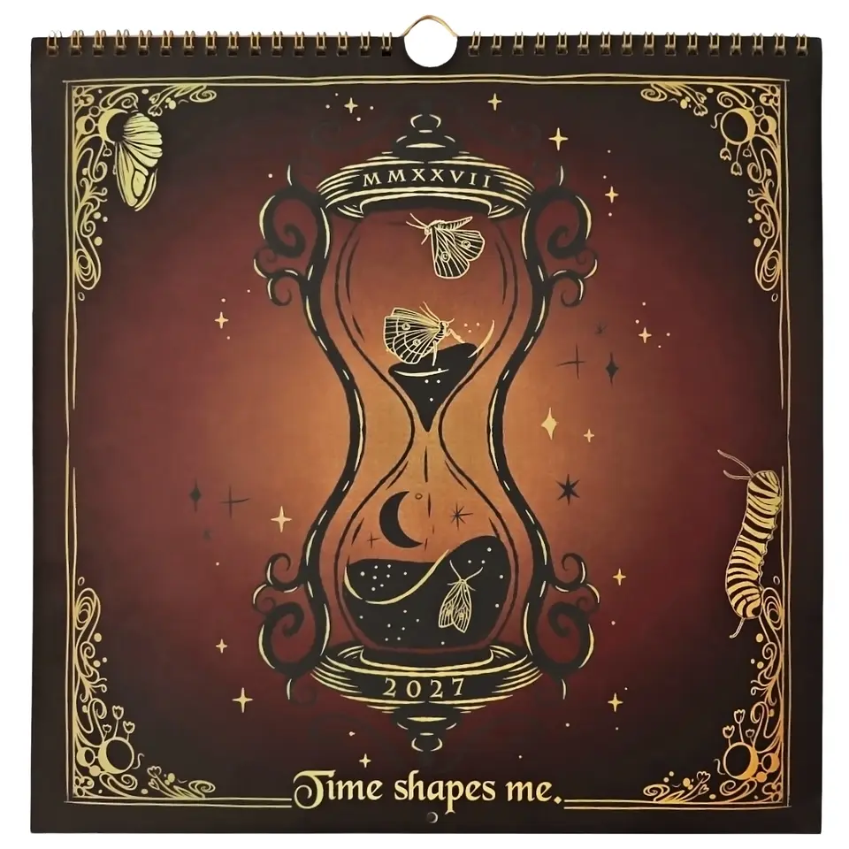 Waiting for the Night: The Witching Hour 2027 Spiral Wall Calendar (Original Artwork)