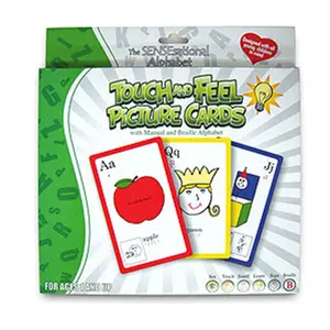 212 MAIN SENSEsational Multi-Sensory Alphabet Touch Cards, Flashcards for Alphabet Learning, Educational Word Practice Supplies for School & Office Stationery, Flashcards Learning Alphabet