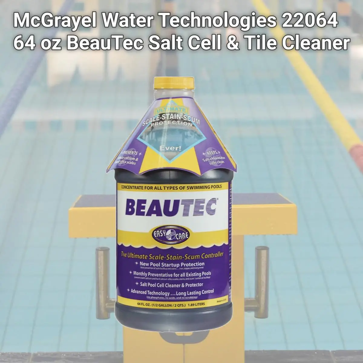McGrayel Water Technologies 64 oz BeauTec Salt Cell & Tile Cleaner ...