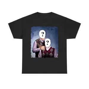 Custom Your Image Step Brother Shirt, Custom Bootleg Tee, Graphic Tee, Trendy Aesthetic Shirt, Cotton Top photo shirt Womenswear Fashion Fit T-Shirt