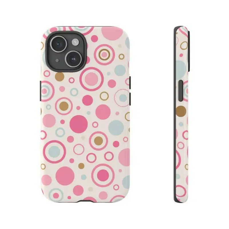 Y2K Childhood Pattern Tough Phone Case, Retro 2000s Protective Cover, Vintage Nostalgia Cellphone Shell, Cool Camouflage Device Sleeve|   Phone Case Suitable for Iphone