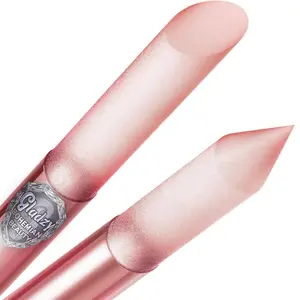 Glass Cuticle Pusher - Manicure Cuticle Stick - Crystal Glass Cuticle Remover - Professional Nail Care Tool - Genuine Czech Quality Premium File Set