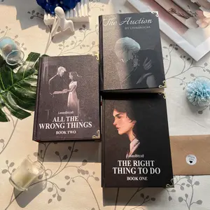 All The Wrong Things & The Right Thing To Do by LovesBitca8 | Book Set, Illustrated Cover | Bookish Gift
