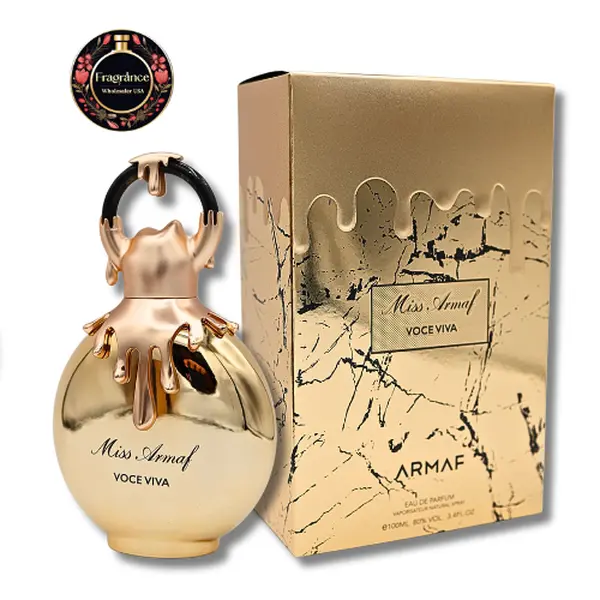 Armaf Miss Voce Viva Women's 3.4 fl oz (3 – 3.9 Fl Oz Range) Liquid Eau de Parfum Spray - Long-Lasting Aromatic Woody Scent, Amber Musk, Fruity, Citrus Scented Perfume for Adults
