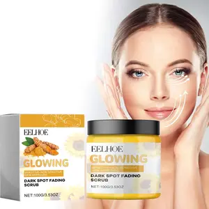 100g Turmeric Moisturizing Exfoliating Face Scrub, Deep Cleansing Facial Scrub, Exfoliating Body Scrub, Facial Skin Care Product for Women & Men
