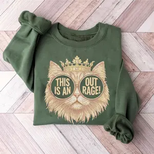 This is an Outrage Sweatshirt, Princess Donut T-Shirt, Dungeon Crawler Carl Crewneck, Bookish Fan Gift
