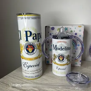 El Papá Modelo Tumbler and sippy cup with dual Lid - Portable Drinkware Set