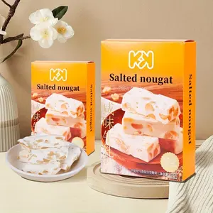 Salty Nougat,Nougatcandy， Peanut Gummies, Rich Milk Aroma, Afternoon Tea Snack, New Year's GiftIndependent packaging,  preferred gift for gifting, Father's Day gift, Valentine's Day gift