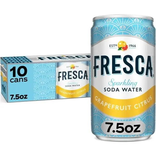 Fresca Citrus Soda Pop Fridge Pack, 7.5 fl oz, 10 Pack Mini Cans Fresca Citrus Soda Pop Fridge Pack, 7.5 fl oz, 10 Pack Mini Cans