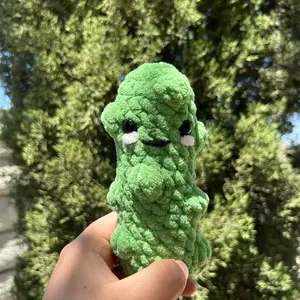Hand Crocheted Pickle