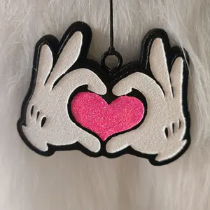 Hand Heart Car Freshie