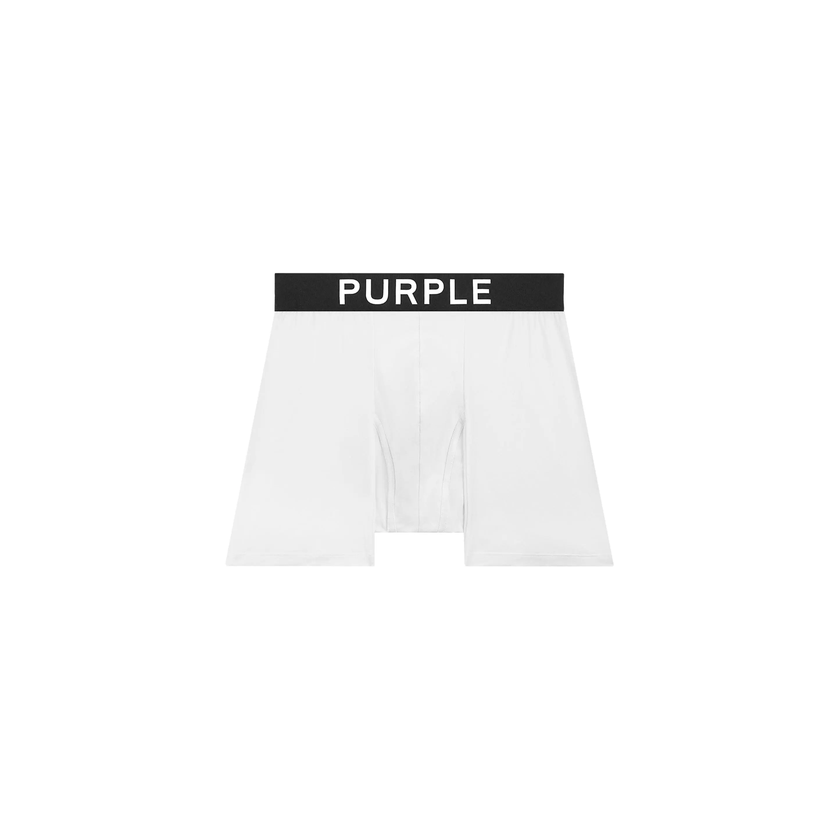 Purple Brand Boxer Brief Single - White