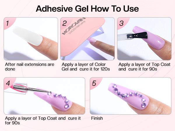 MOROVAN Blossom Series Acrylic Nail Kit: Everything You Need for Professional Nails, with Nail Charms for Beginners & Complete Supplies