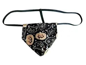 Mens PUMPKIN Jack O Lantern Halloween Gstring Thong Male Sexy Underwear Cotton Menswear