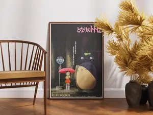 My Neighbor Totoro (1988) by Studio Ghibli Movie Poster, High Quality Film Print, Heavy Weight FSC Certified Non Reflective Wall Art4