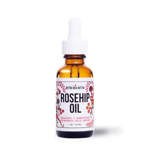 Organic Rosehip Seed Oil for All Skin Types - Natural Face Serum with Antioxidants, Vitamin C and Vitamin A