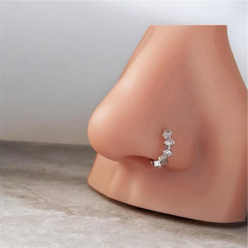 Gold plated nose ring