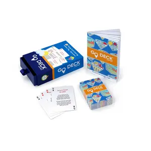 The GO Deck Games | Standard Playing Cards Inspiring Outdoor Play and Exploration | Comes with instruction booklet of over 25 card games