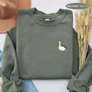 Silly Goose Sweatshirt, Goose Crewneck, Silly Goose Sweater, Funny Goose Sweatshirt, Funny Sweatshirt, Silly Goose On The Loose Sweatshirt