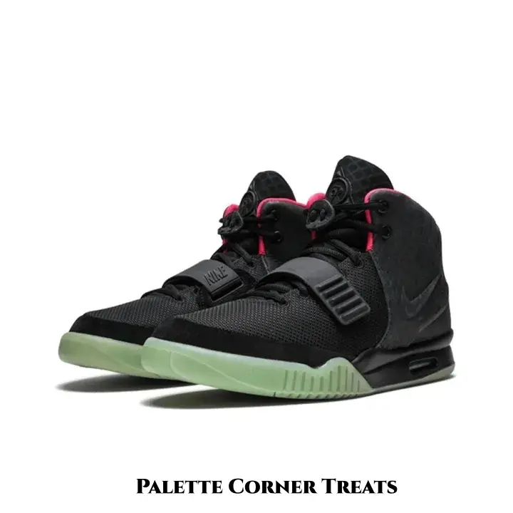 Suede & Breathable Mesh High Top Retro Lifestyle Sneakers Black Upper Hot Pink Inner Trim Luminous Translucent Outsole Adjustable Instep Strap Cushioned Street Fashion Shoes With Full Original Box