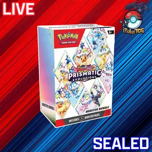 Pokémon TCG: Scarlet & Violet-Prismatic Evolutions Booster Bundle (6 Packs)