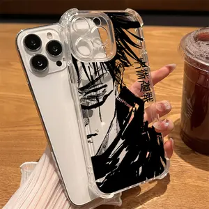 Jujutsus Chosos Kaisens Phone Case Clear For iPhone 17 16 14 15 11 12 13 Pro Max 16E 15 Plus 17 Air Soft Shockproof Cover Anime