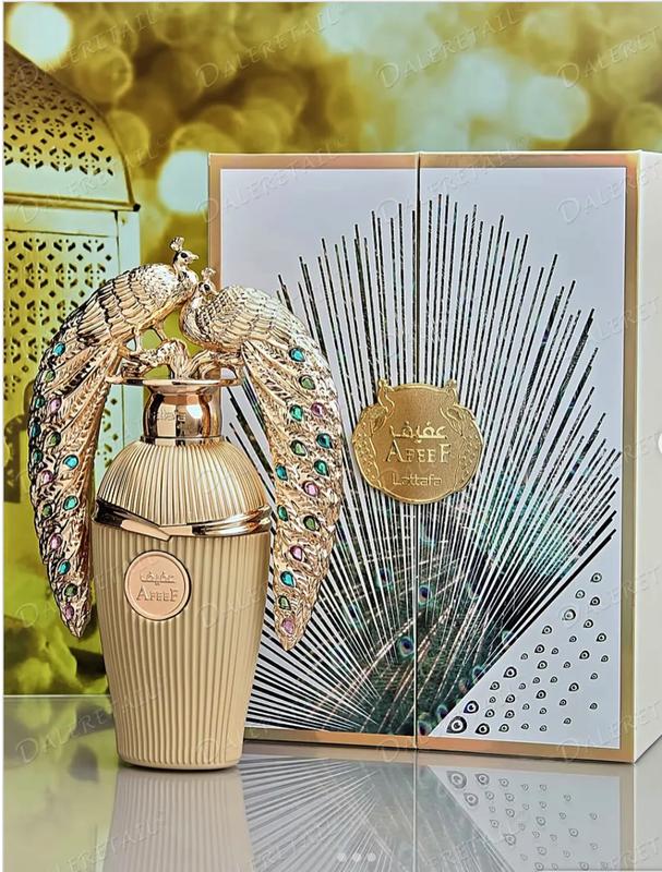 Lattafa Afeef for Unisex Eau de Parfum Spray, 3.4 Ounce / 100 Ml