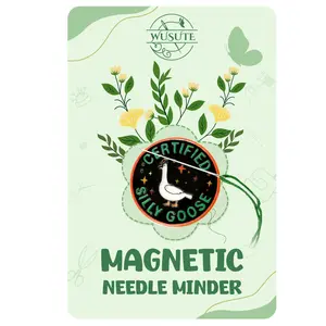 1 Count Funny Needle Minder for Cross Stitch, Certified Silly Goose Needle Minder Magnet for Organizing, Embroidery Sewing Needle Holder Needlework Accessories, Sewing Tools