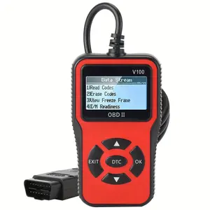 USB Powered OBD2 Car Scanner V100 - Engine Fault Code Reader & Diagnostic Tool - Compatible with All Vehicles Since 1996, Up to 36V, Without Battery
