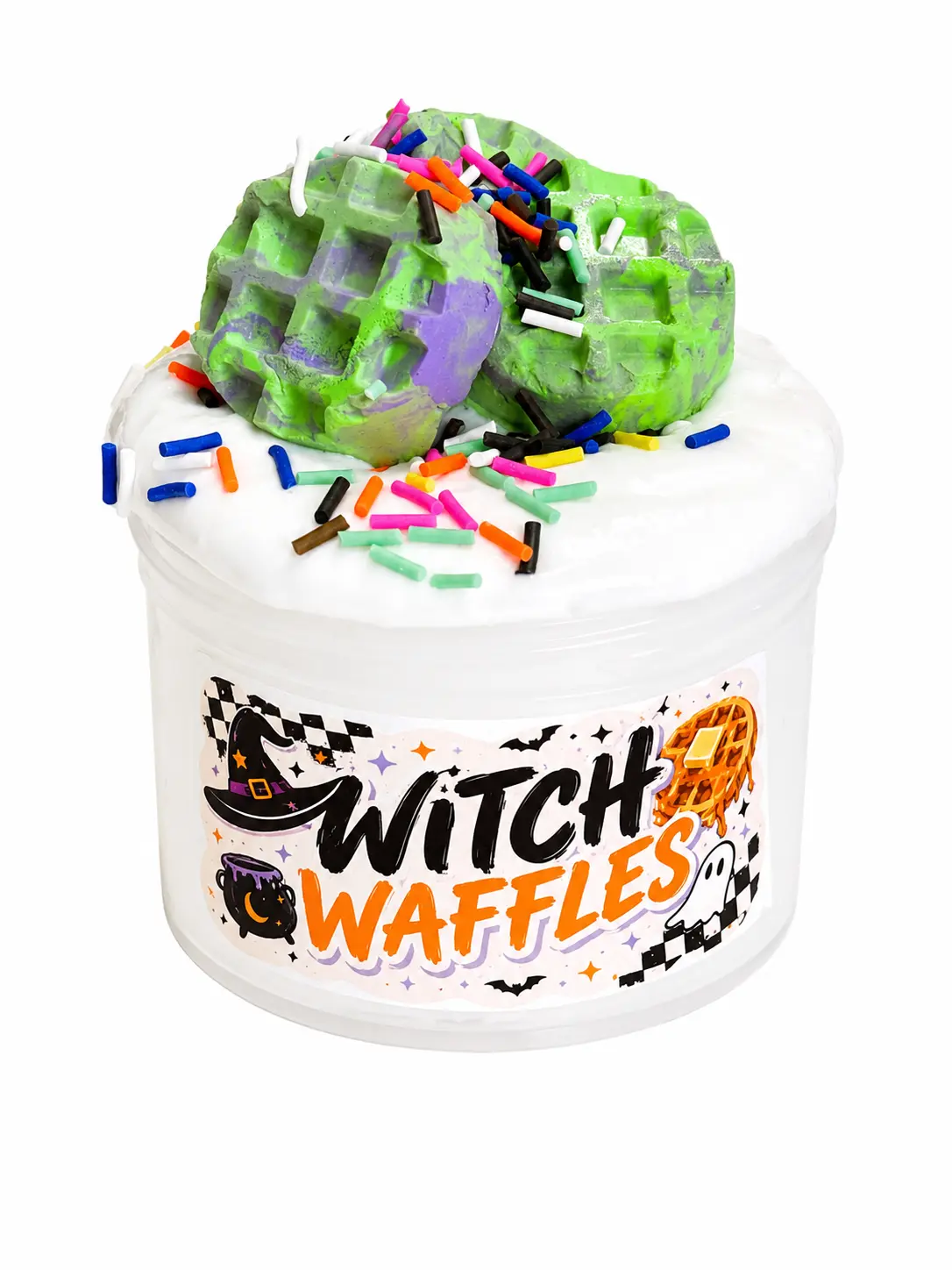 Witch Waffles Slime, 8 oz Thick & Glossy DIY Stress Relief Toy