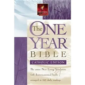 USED-The One Year Bible - Catholic: NLT by Tyndale House (Hardcover)