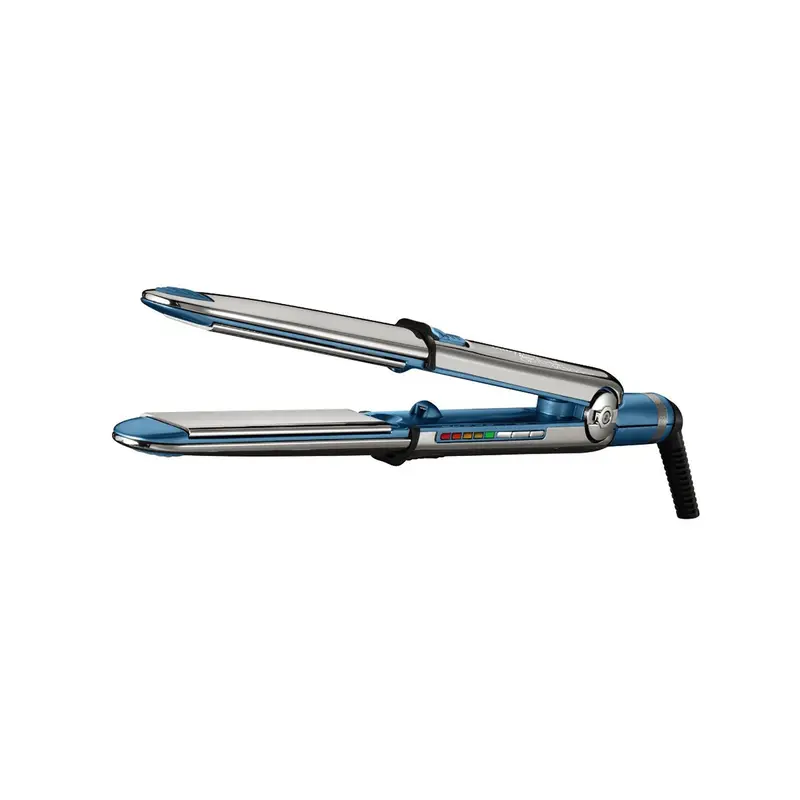 BaBylissPRO Nano Titanium Prima3100 1" Ionic Portable Straightener (Model BNT3100TUC) - Lightweight Styling Iron, Nano-Titanium Plates, Ionic Tech, 5 LED Heat Settings, Frizz Control for High-Gloss Hair Results (Hair Tools)