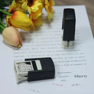 Adjustable Number Date Stamp, 1 Count Durable Rubber Office Stamp, Portable Stamp for Daily Use, Office Stationery & Supplies