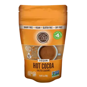 COCONUT CLOUD: Salted Caramel Hot Cocoa - Dairy-Free Instant Hot Cocoa Mix - 7 oz - Vegan, Natural, Creamy Chocolate - Gluten-Free, Soy-Free, Non-GMO