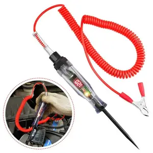Car Voltage Circuit Tester LED Display Long Probe Pen 6V-24V Auto Repair Automotive Maintenance Tools