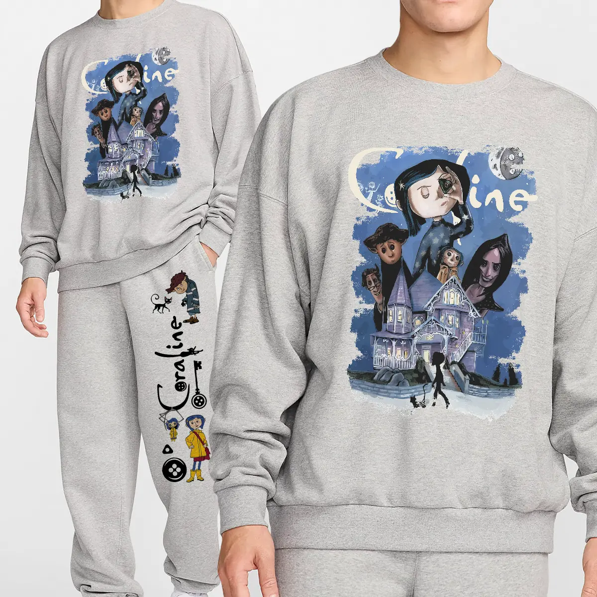 Christmas Shirt + Sweatpants, Christmas Movie Set Pants