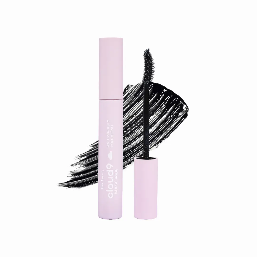 Cloud 9 Mascara - 100% Waterproof Smudge-Proof Formula with Olive Oil & Vitamin E for Long-Lasting Volume & Definition 10ml