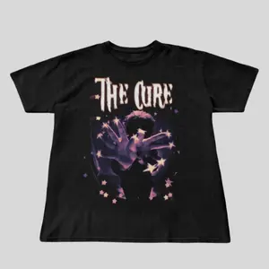 The Cure band shirt, gothic rock graphic tee, retro 90s style, unisex fit